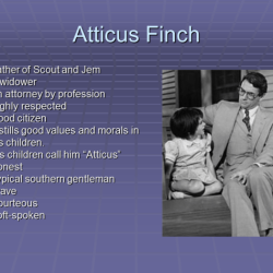 Adjectives to describe atticus finch