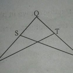 What is the common angle of pqt and rsq