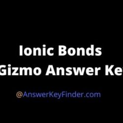 Gizmo student exploration ionic bonds