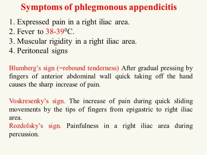 Pinch an inch test for appendicitis