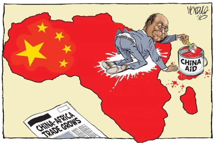 Political cartoons scramble for africa