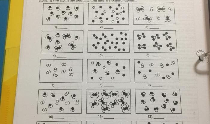 Element compound and mixture worksheet answers