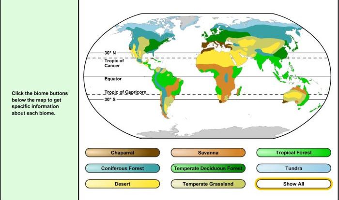 Biomes of north america worksheet answers pdf